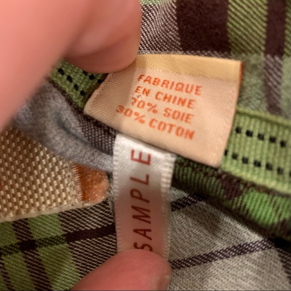Tommy Bahama silk blend plaid shirt - Picture 6 of 10